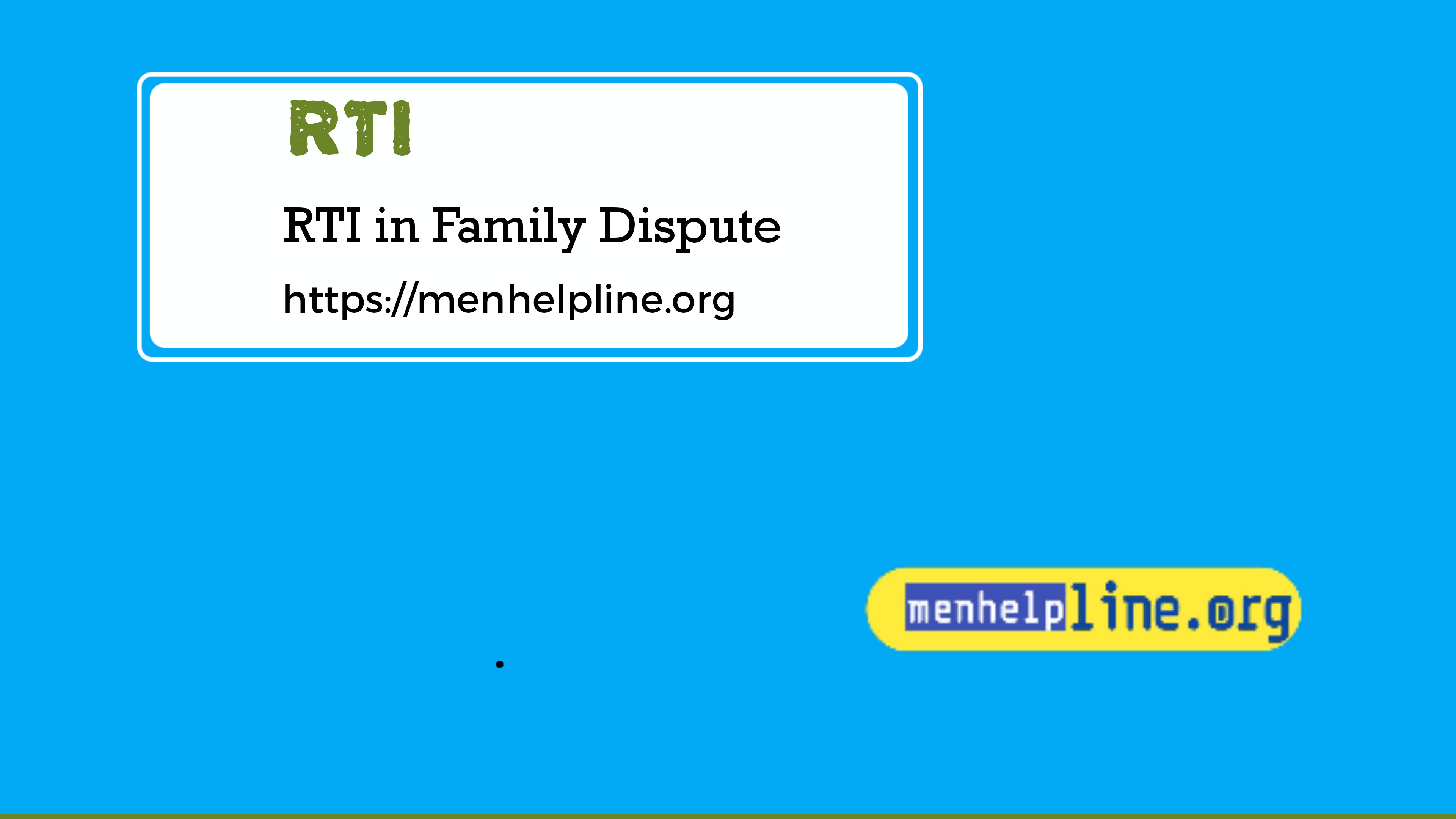 RTI Format by Men Helpline