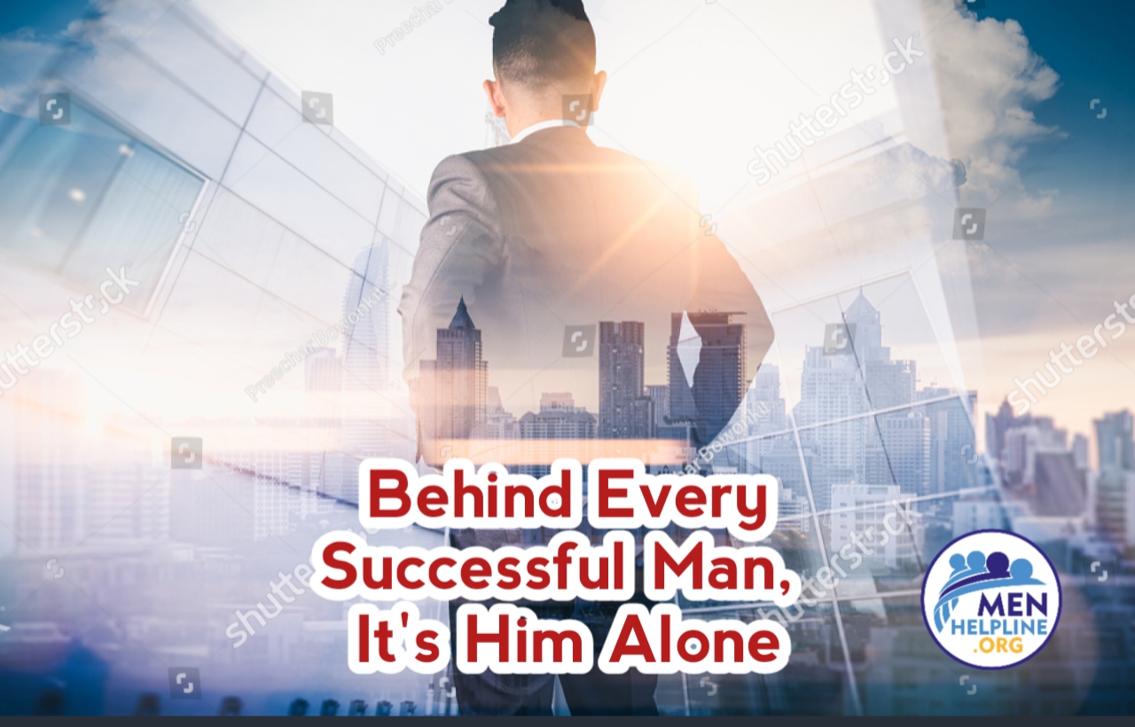 Behind Every Success full Man it is not women